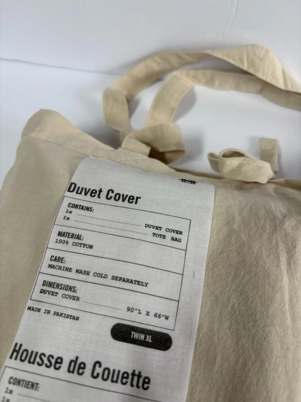 NWT Urban Outfitters Washed Cotton Duvet Cover Size Twin XL